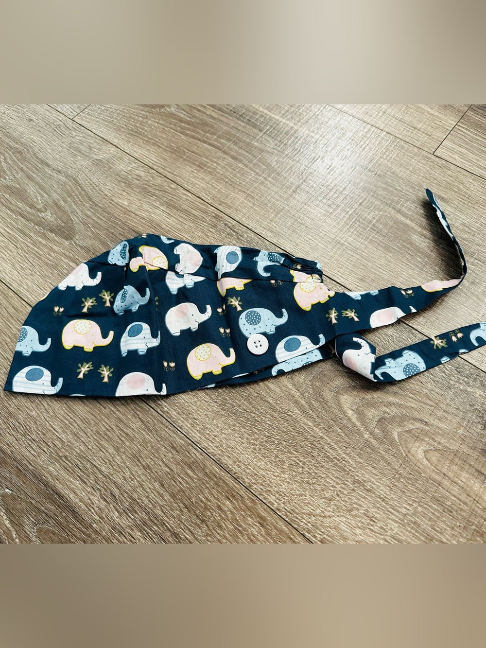 Surgical Scrub Cap Elephant Print NEW